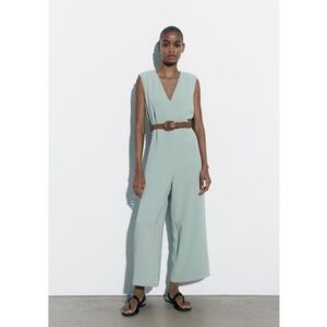 Nwt Zara Jumpsuit with belt